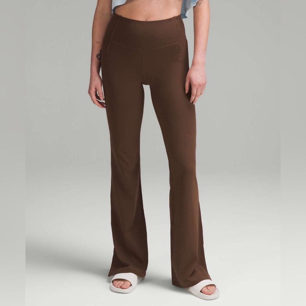 Lululemon groove high rise split hem pant